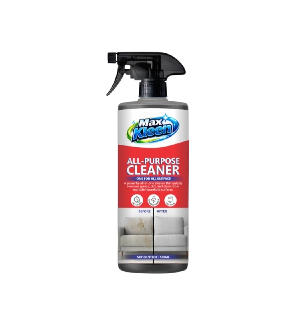 Maxkleen Multi-Purpose Cleaner for Home, Car, Kitchen, Bathroom & Upholstery – 500 ml